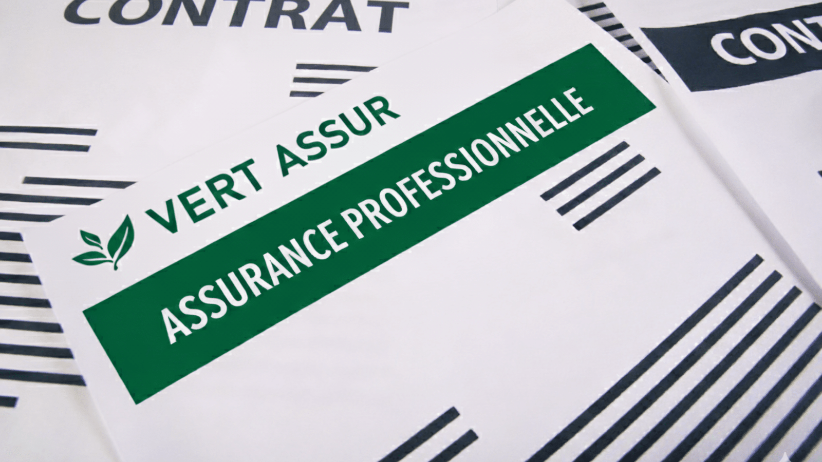 Vue d’un contrat Vert Assur pour assurance professionnelle à Caen
