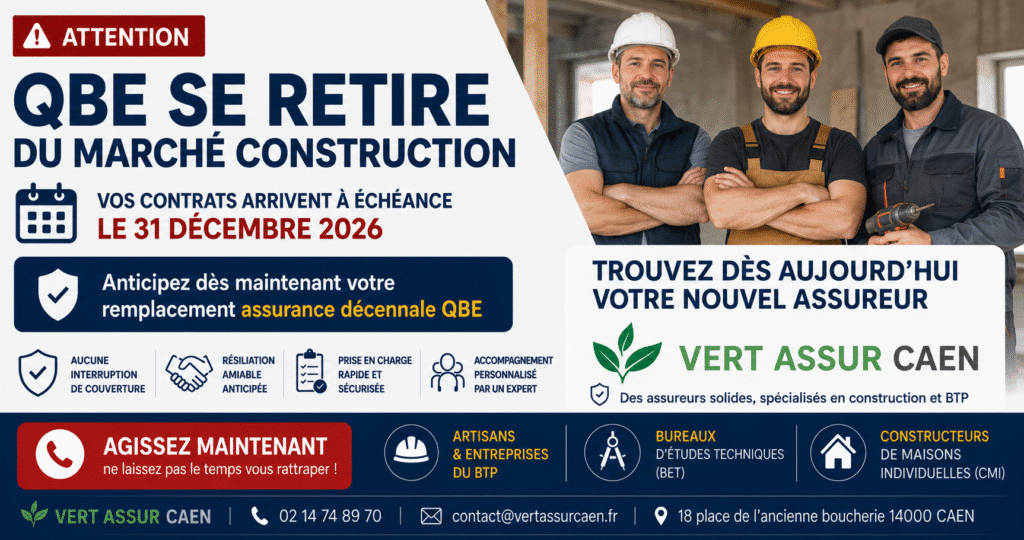 Assurance décennale disponible à Caen
