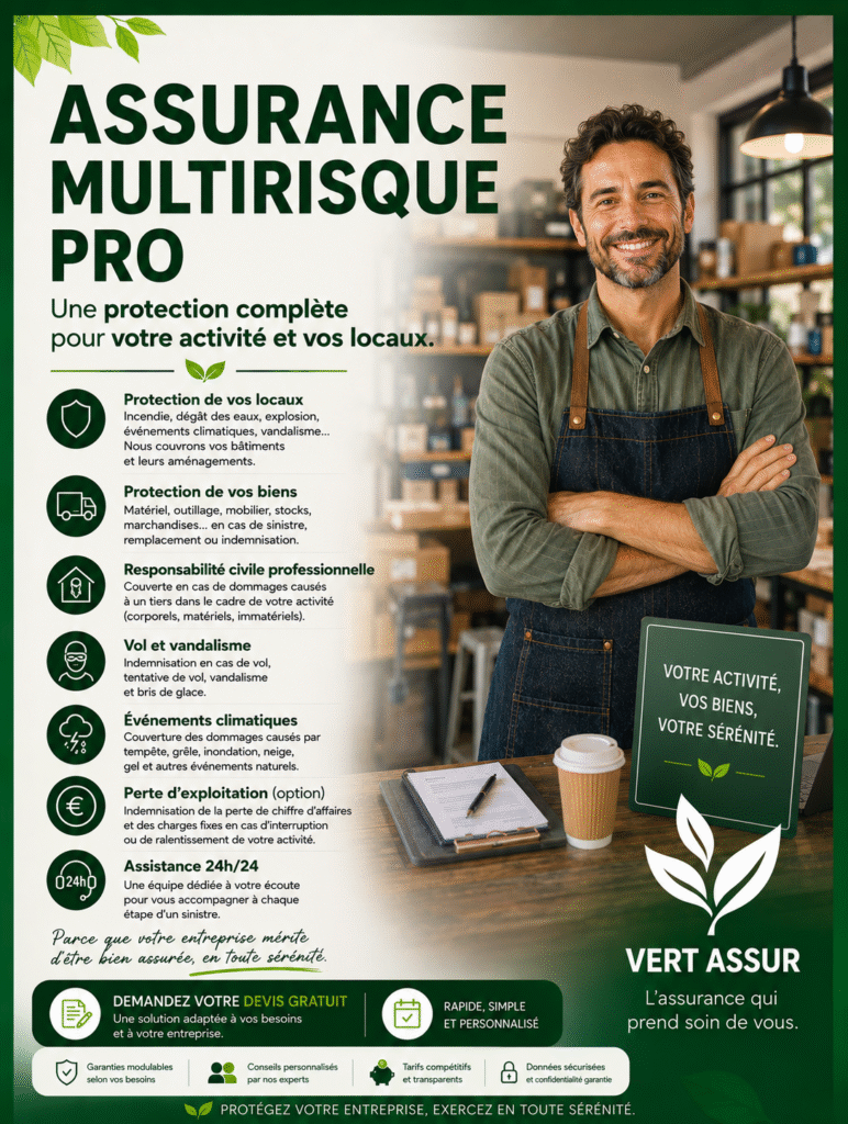 Vente d'Assurance Multirisque Pro à Caen