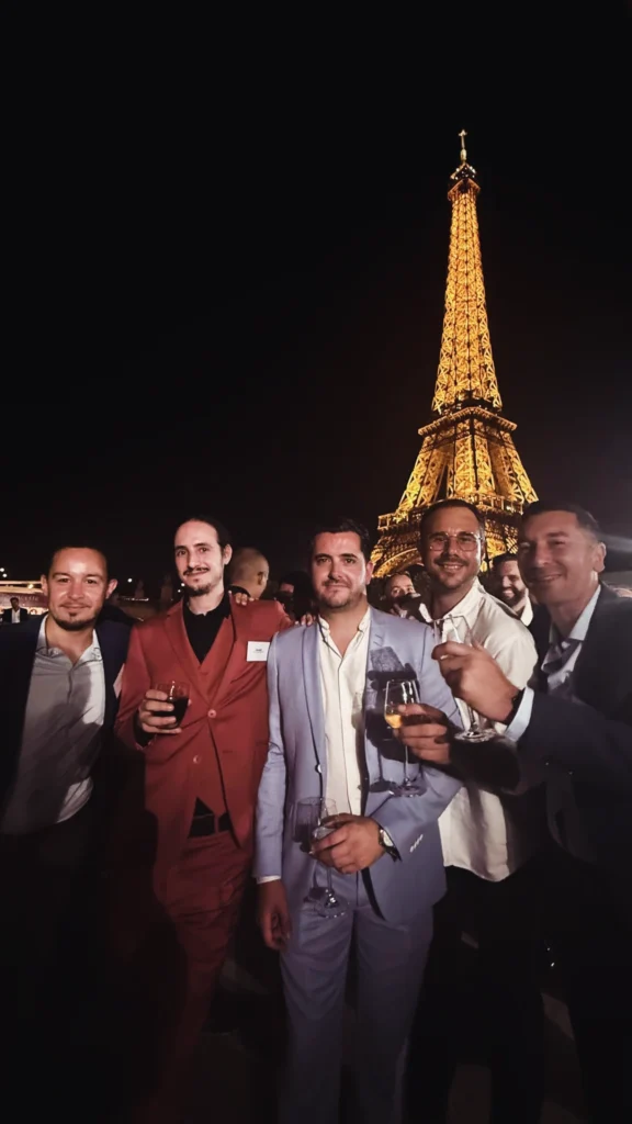 Soirée élégante entre collègues à Montpellier